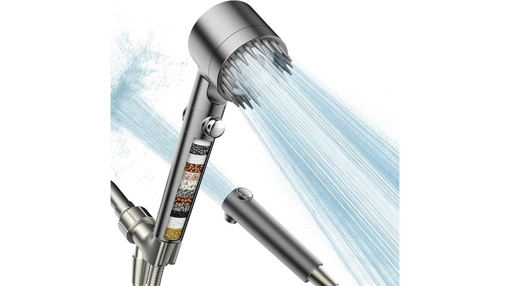 versatile handheld shower head