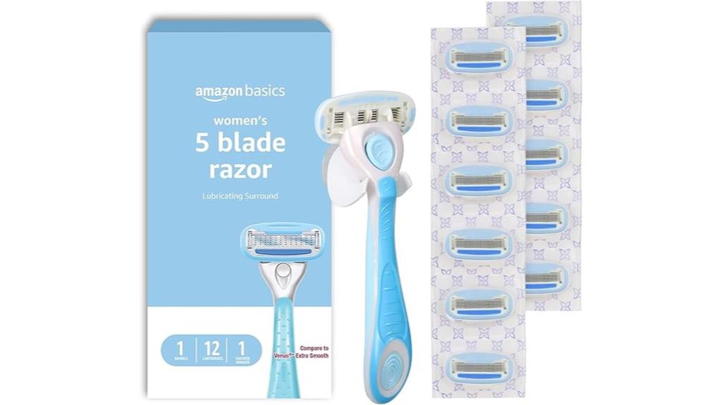 women s 5 blade razor set