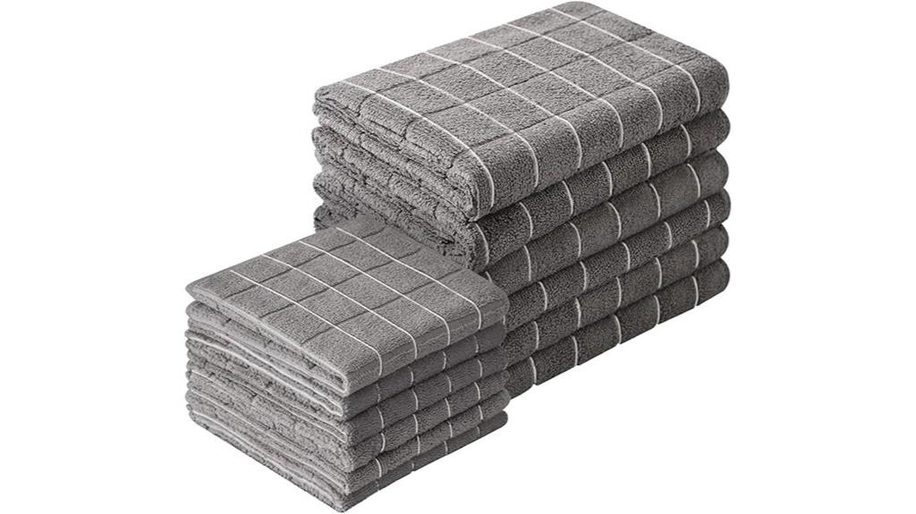 12 piece microfiber kitchen towels