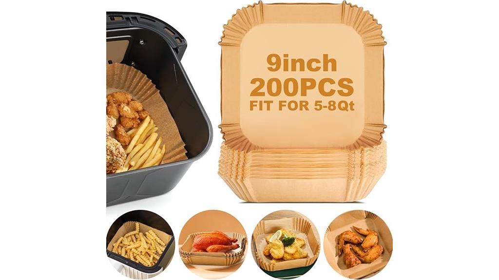 200 piece 9 inch liners
