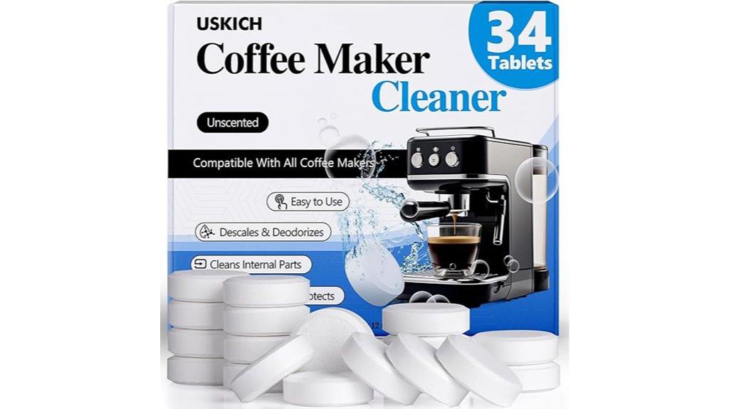 34 pack coffee descaler tablets