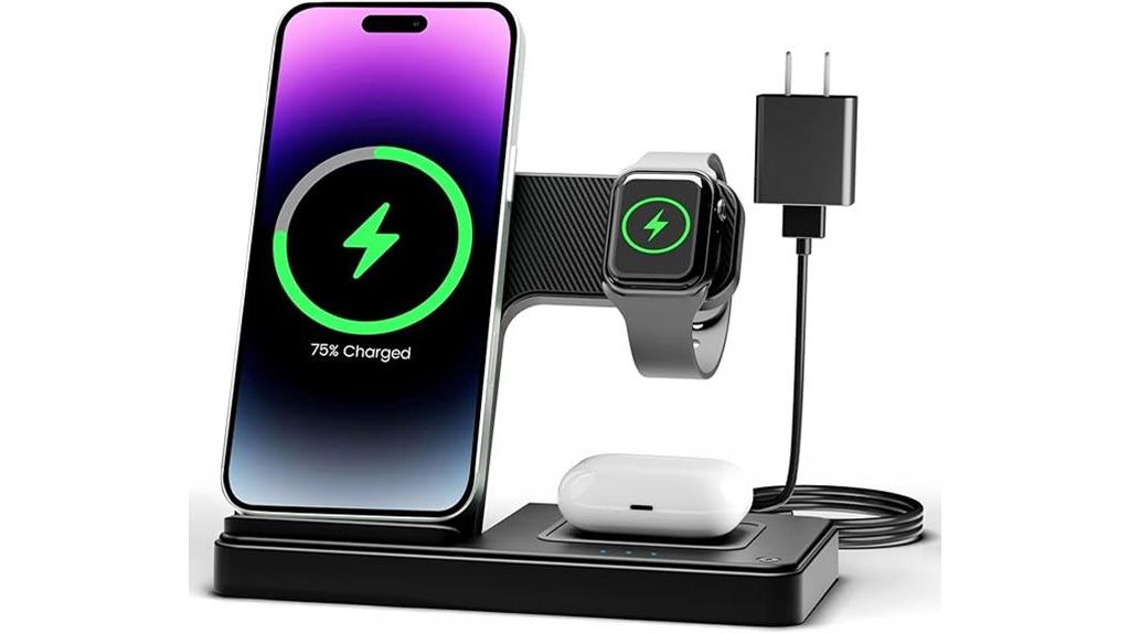 3 in 1 wireless charging station