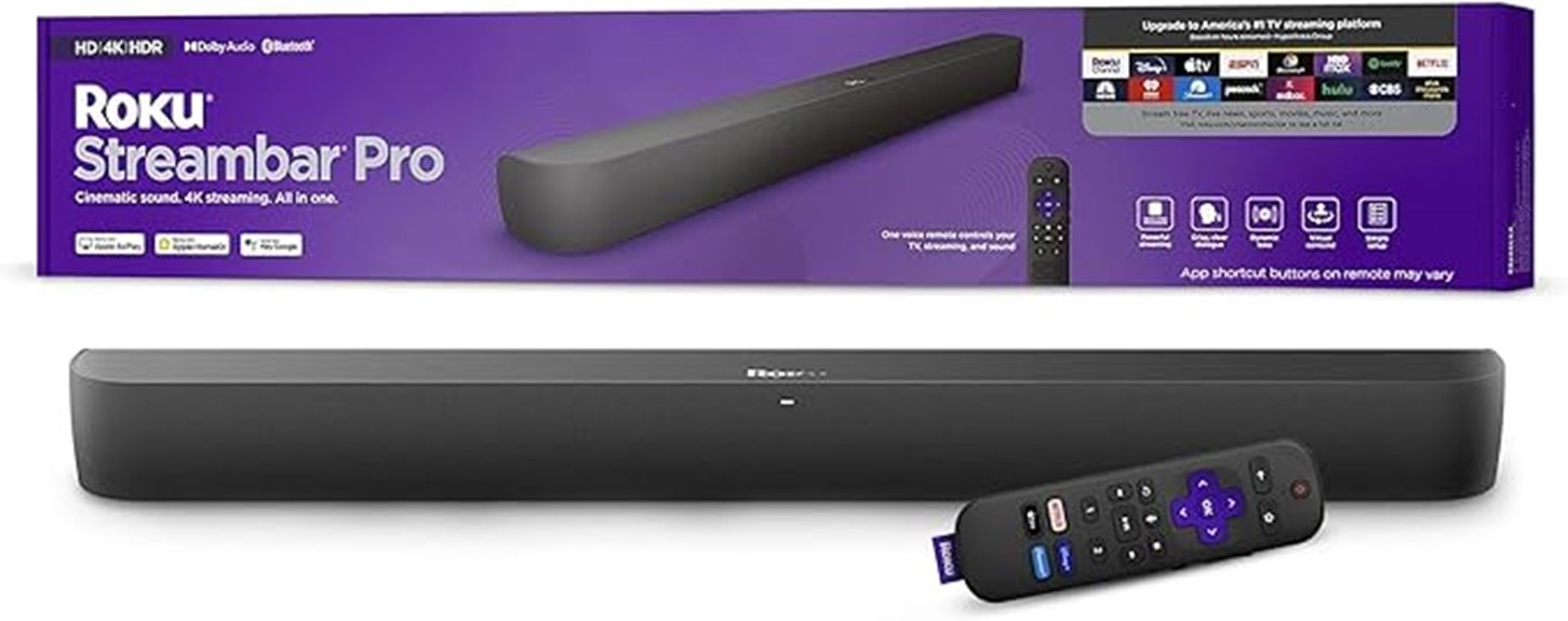 4k hdr streaming soundbar