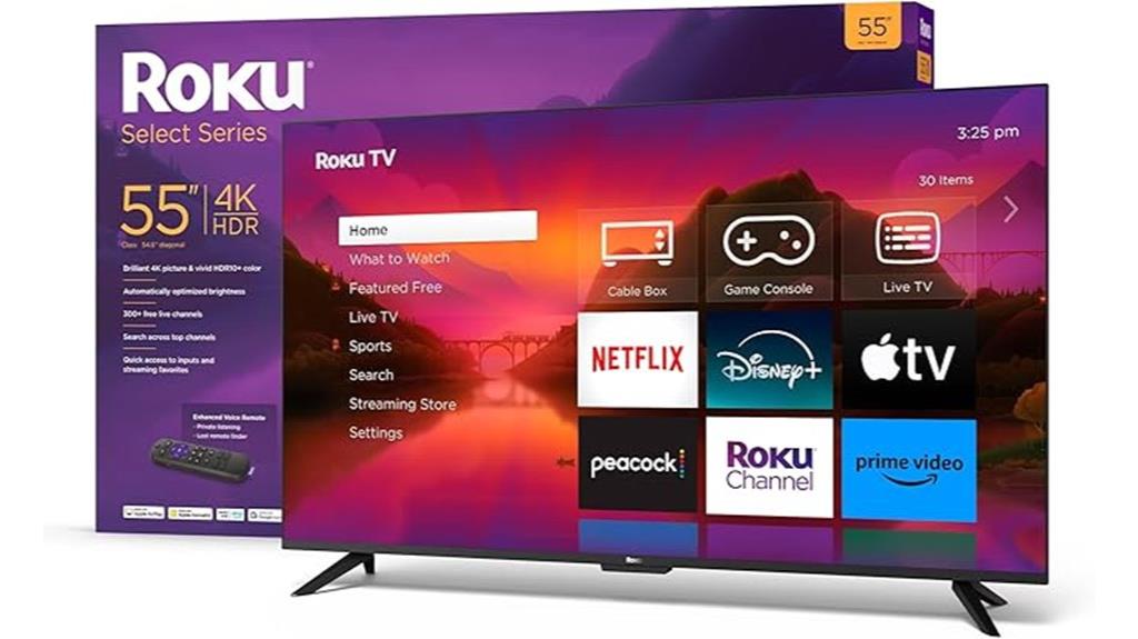 55 inch 4k hdr tv
