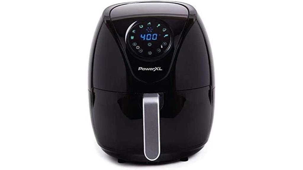 5 quart black air fryer