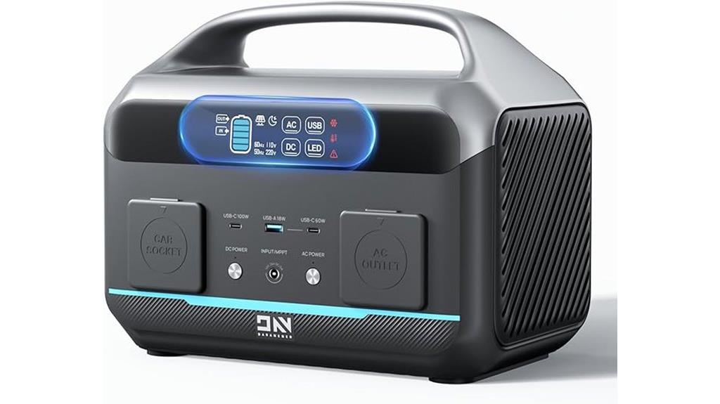 600w portable power station