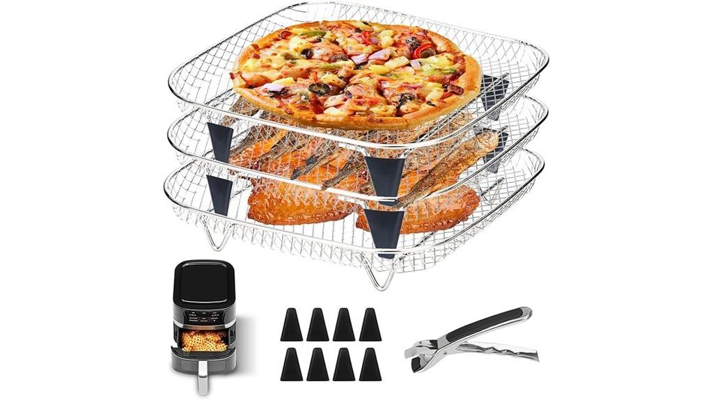 8 inch stackable air fryer