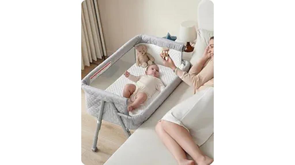 adjustable breathable baby bed