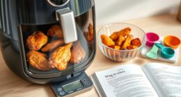 adjusting air fryer portions