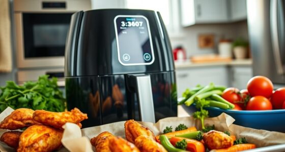 adjusting oven to air fryer