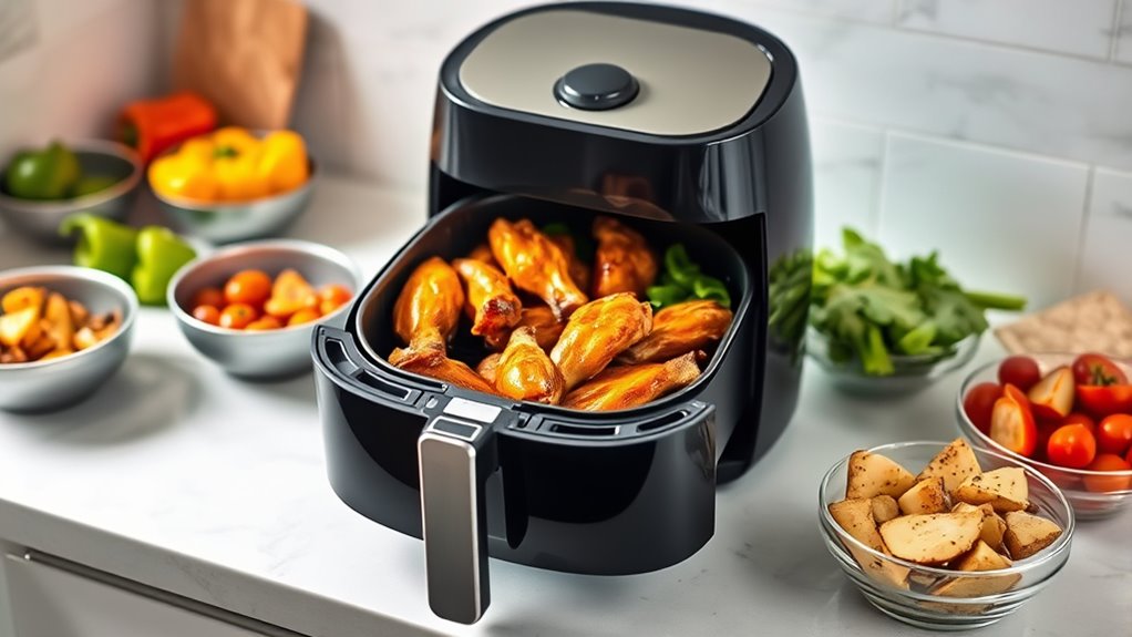 air fryer batch cooking tips