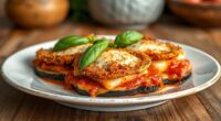 air fryer eggplant parmesan