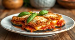 air fryer eggplant parmesan