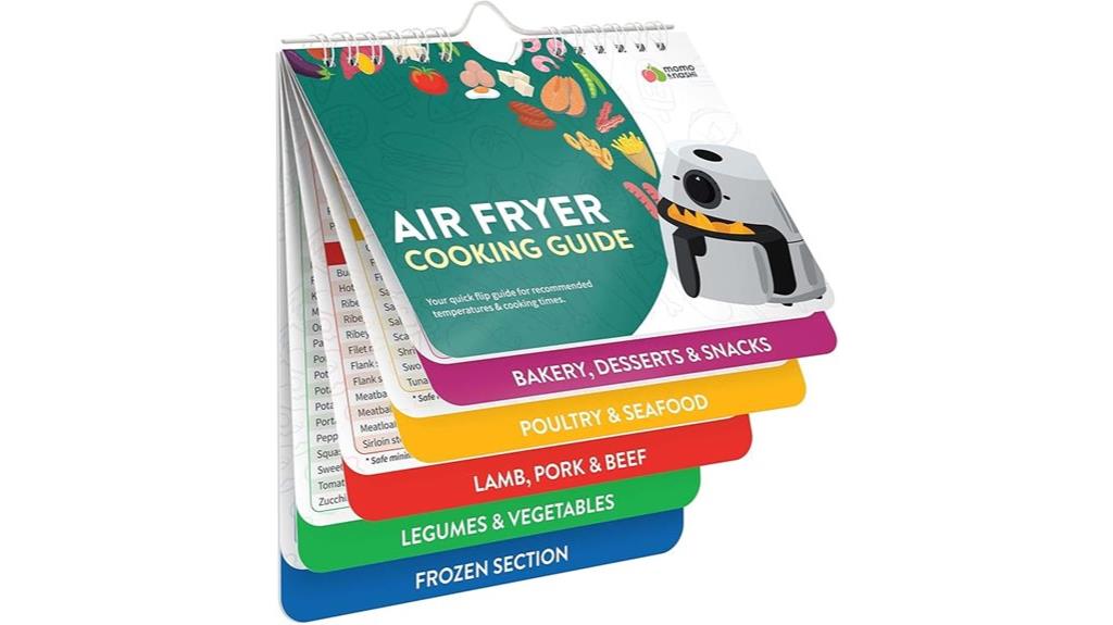 air fryer magnet cooking guide