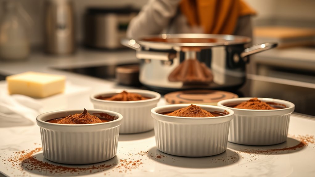 air fryer molten chocolate