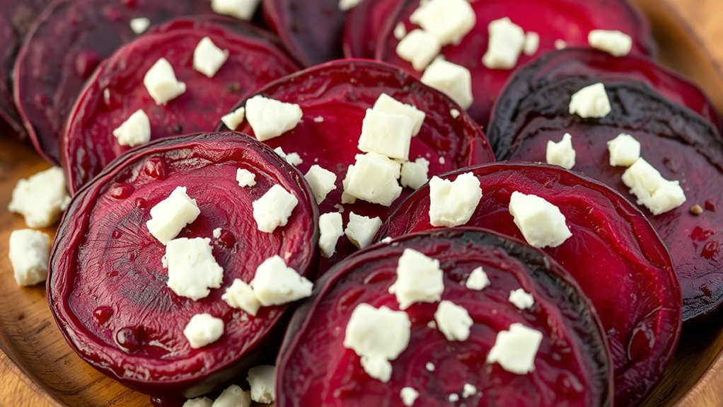 air fryer roasted beet salad