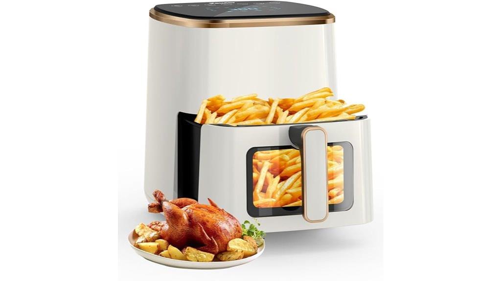 air fryer with viewing window