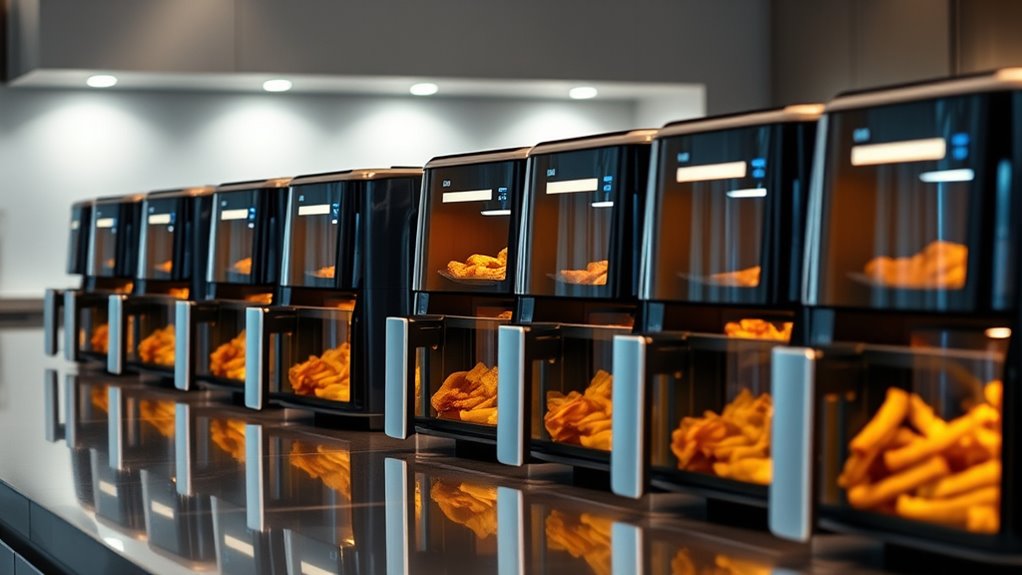 air fryers with transparent windows