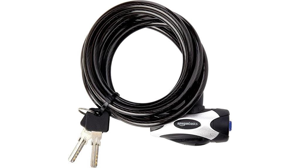 amazon basics bike lock