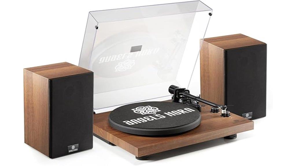 angel horn bluetooth turntable