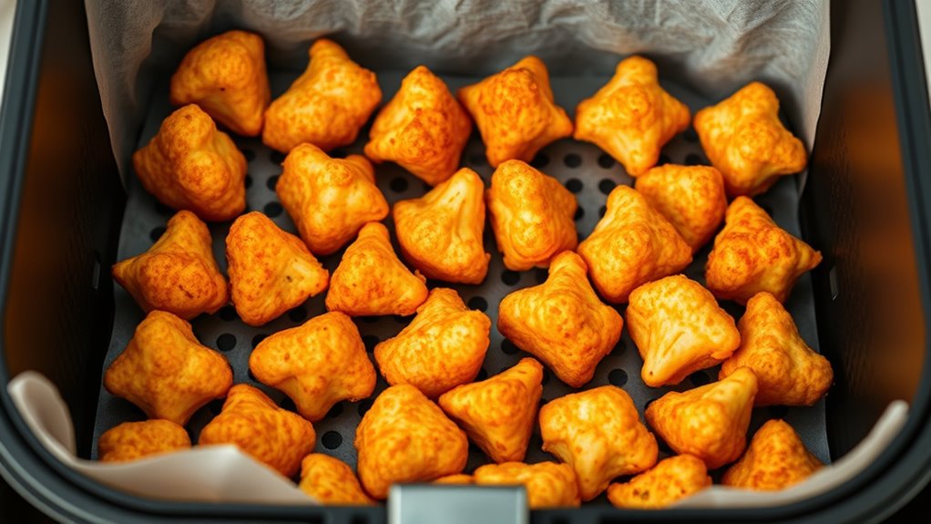 arrange snacks with space