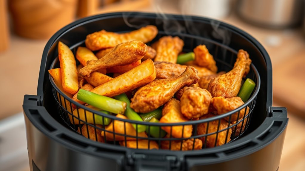 avoid overcrowding air fryer