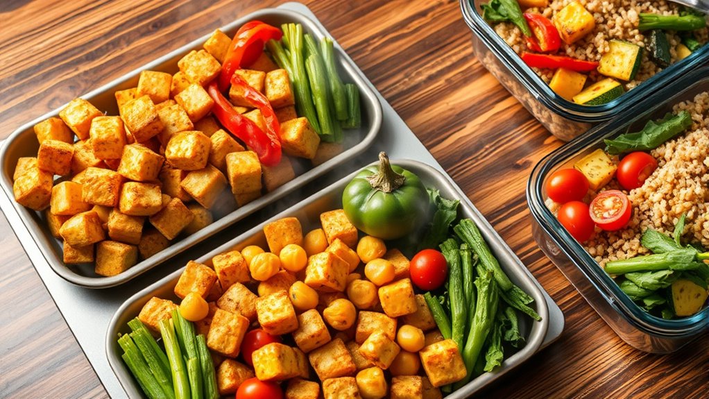 batch cook vegan meals efficiently