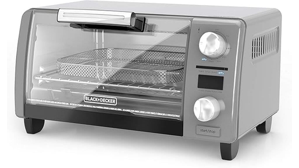 black decker gray air fryer