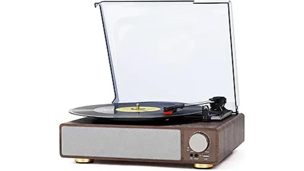 bluetooth speaker turntable