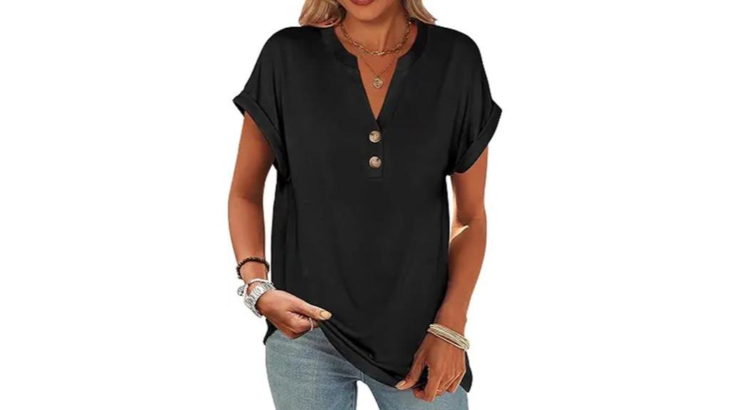 casual short sleeve blouse