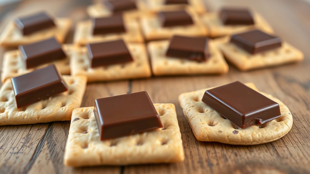 center chocolate evenly placement