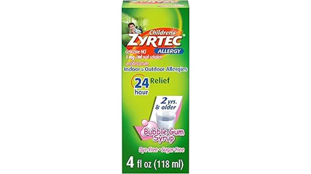 children s allergy relief syrup