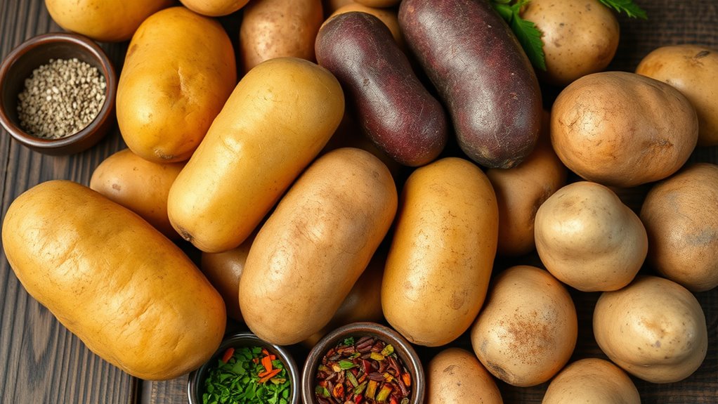 choose high dry matter potatoes