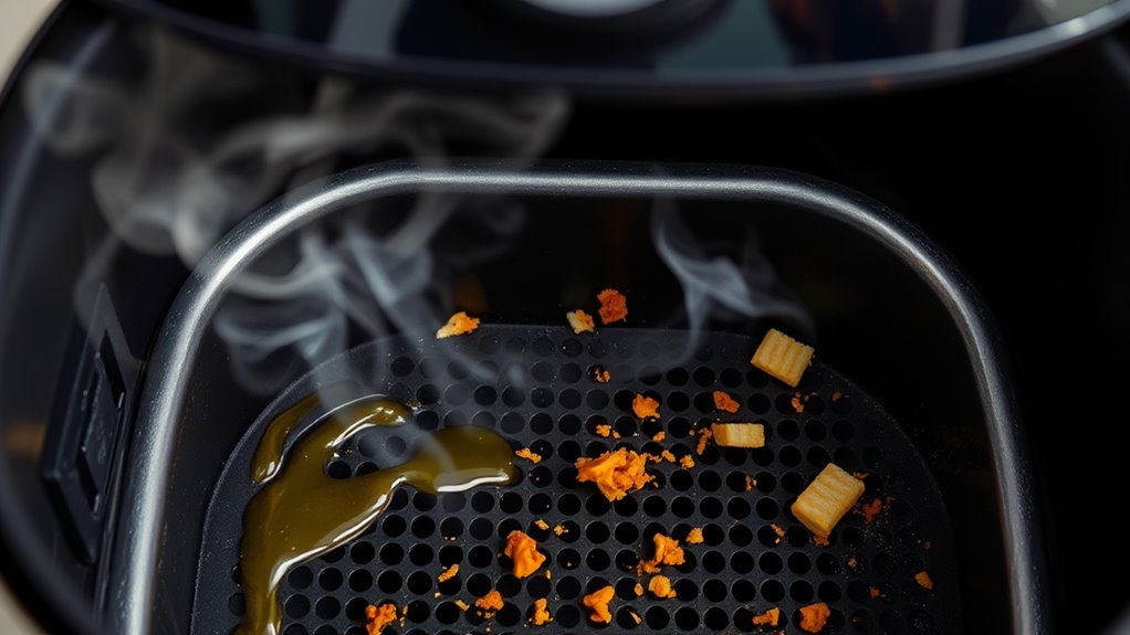 clean regularly to prevent smoke