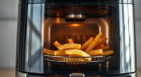 convection cooking in action