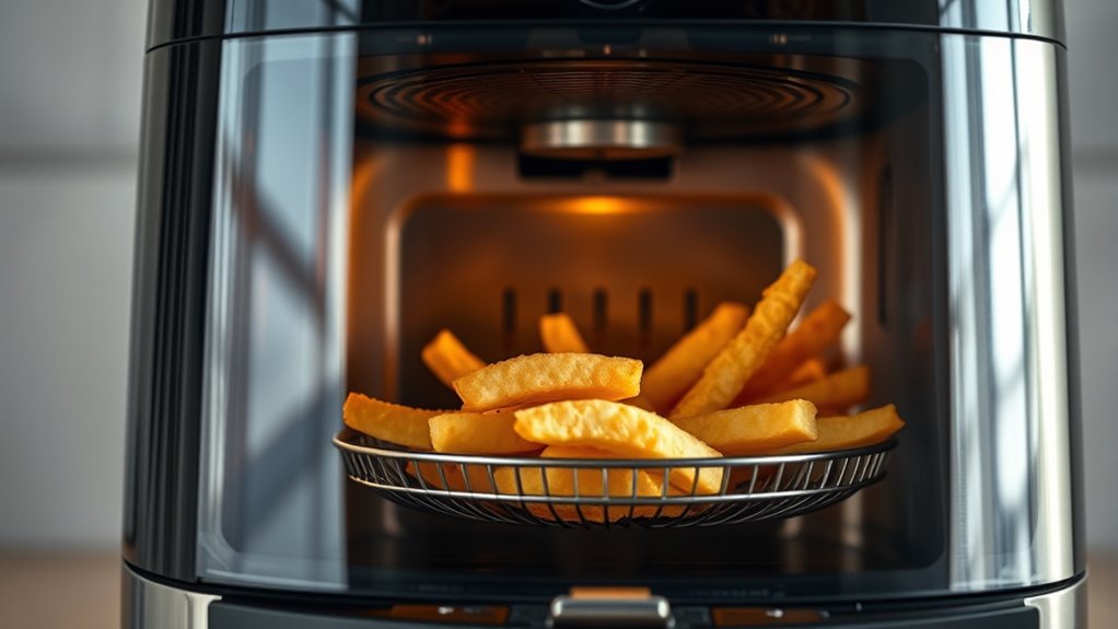 convection cooking in action