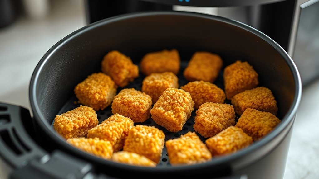 cook shake crisp serve