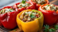 cooked stuffed peppers
