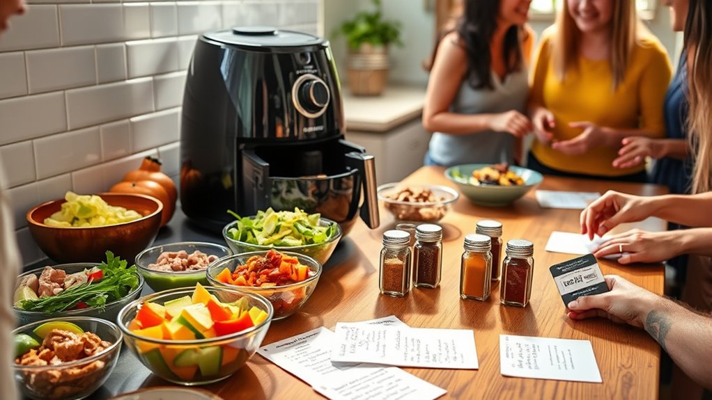 coordinate equipment ingredients planning