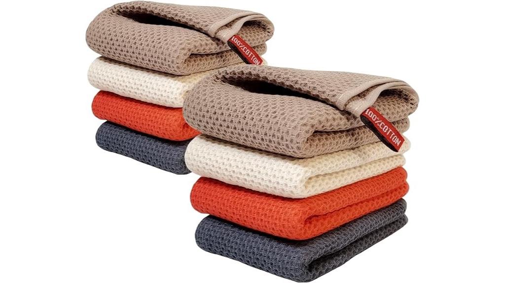 cotton waffle dish towels