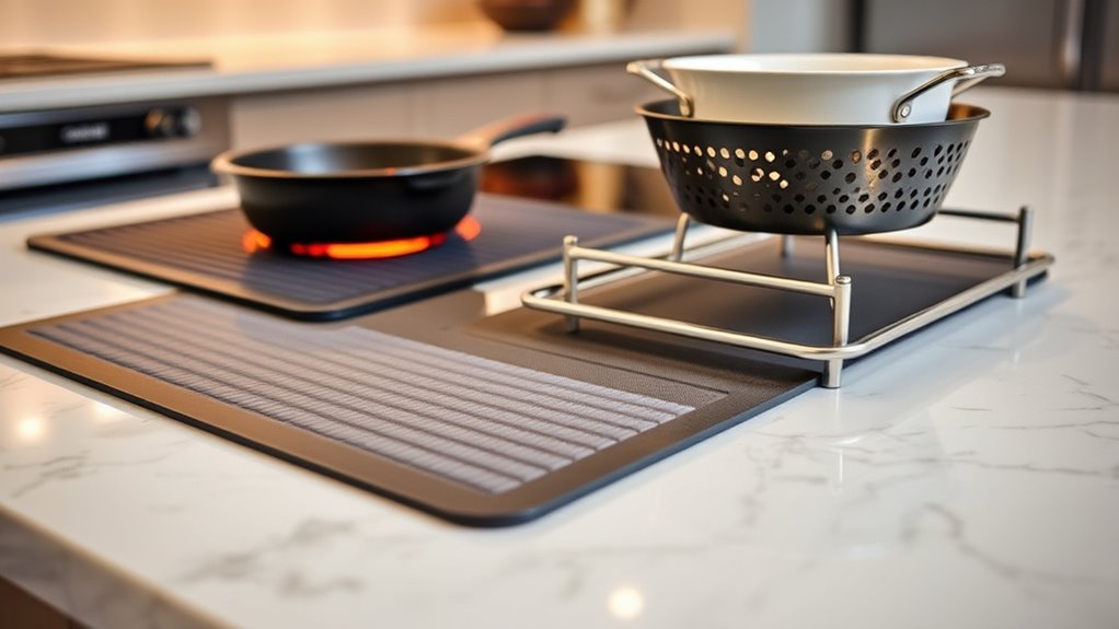 countertop heat shield options