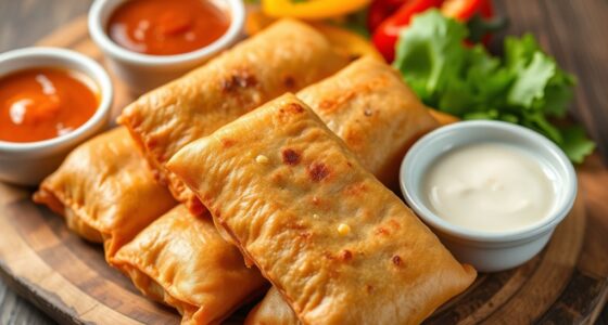 crispy air fryer egg rolls