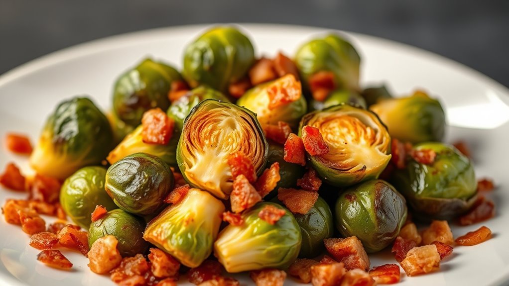 crispy bacon brussels sprouts