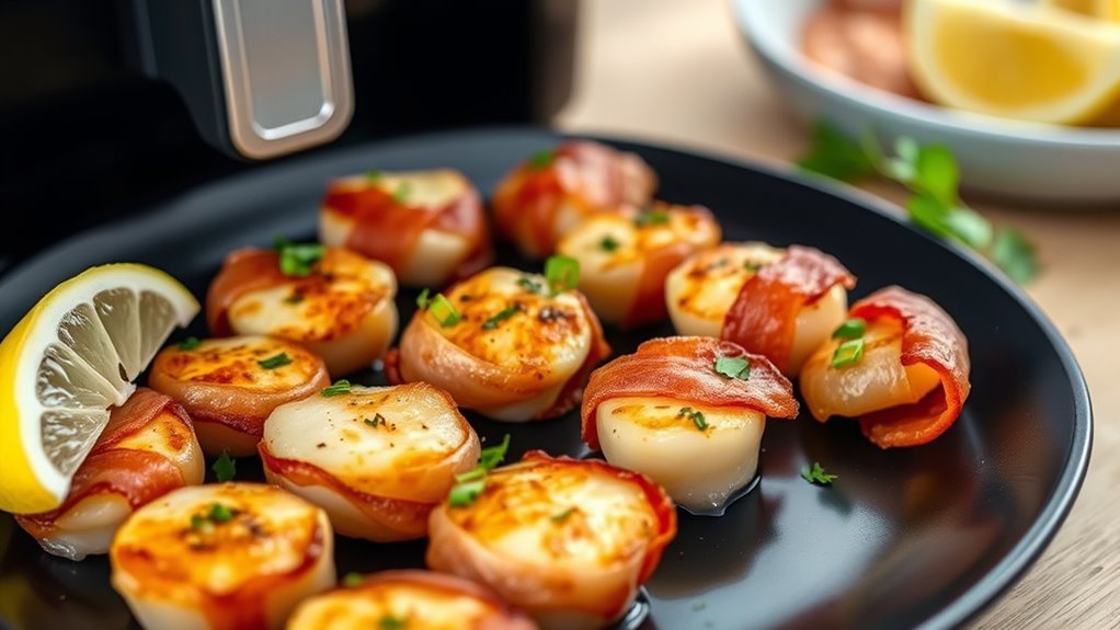 crispy bacon wrapped scallops