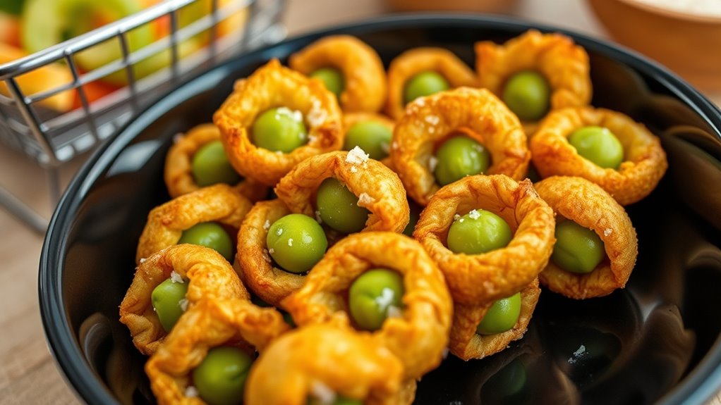 crispy edamame snack recipe