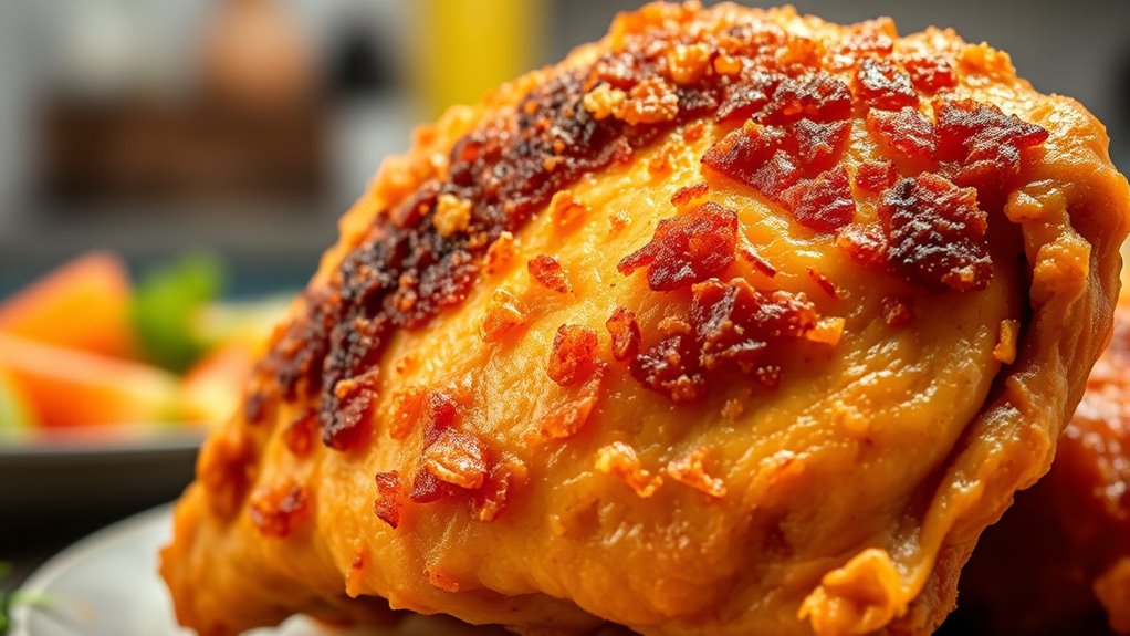 crispy golden evenly cooked