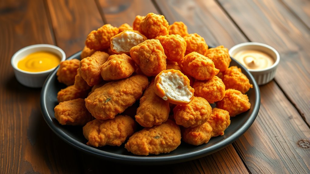 crispy juicy chicken nuggets