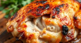 crispy juicy chicken thighs