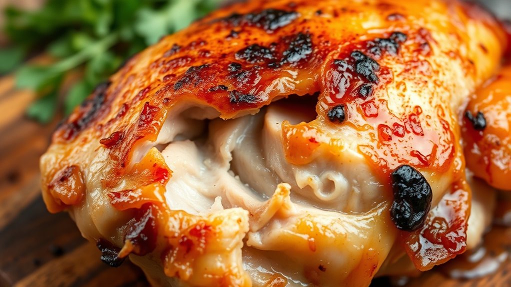 crispy juicy chicken thighs