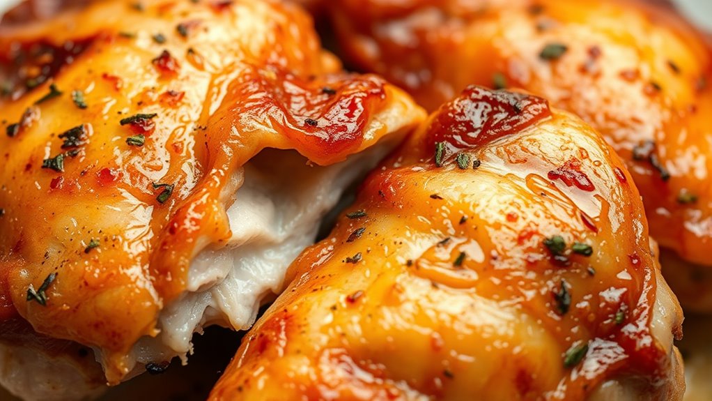 crispy moist juicy chicken